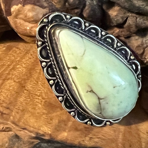 Variscite silver ring - Picture 3 of 11